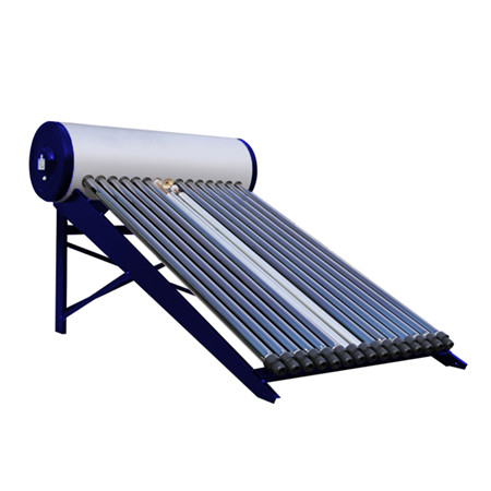Saulės kolektoriaus šilumos vamzdžio vakuuminis vamzdelis didelio efektyvumo saulės energija varomas vandens šildytuvas saulės šiluminis varis