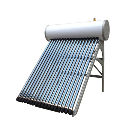 Namų ūkio uždaro ciklo slėginis integruotas plokščio slėgio nešiojamasis vandens saulės šildytuvas ant stogo