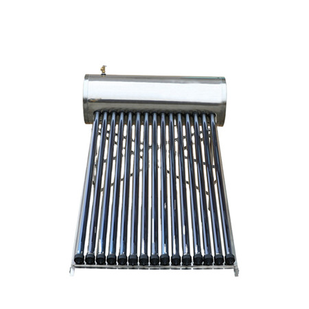 „Thermosyphon“ saulės vandens šildytuvas su plokščiu saulės kolektoriu ir vandens rezervuaru bei valdikliu (150L 300L)