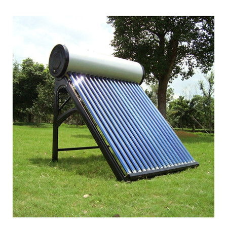 Padalinta saulės energijos vandens šildytuvo sistema su saulės kolektoriumi