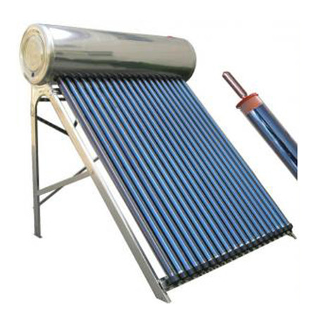 150 l plokščių saulės kolektorių vandens šildytuvo saulės šilumos sistema
