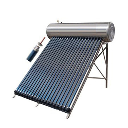 Viešbučio slėginis vakuuminių vamzdžių šilumos vamzdžių saulės vandens šildytuvas saulės geizeris 300L