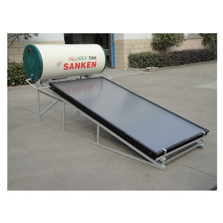 Aukščiausios kokybės praktinio slėgio evakuoto vamzdžio saulės geizeris / saulės vandens šildytuvas