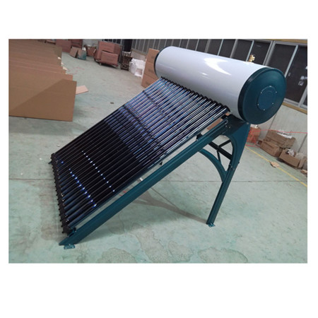 100L-300L neslėgio cinkuoto plieno vakuuminių vamzdžių saulės energijos vandens šildytuvas